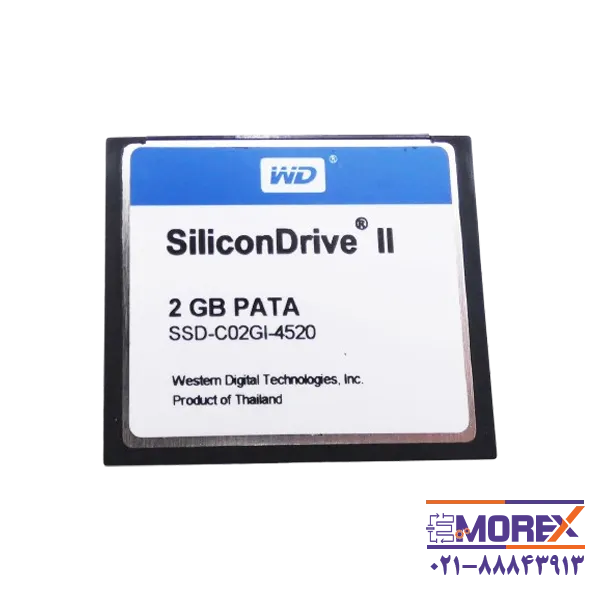 CF کارت وسترن دیجیتال | WESTERN DIGITAL مدل SSD-C02GI-4520 با ظرفیت 2GB