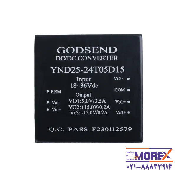 مبدل DC/DC گادسند | GODSEND مدل YND25-24T05D15