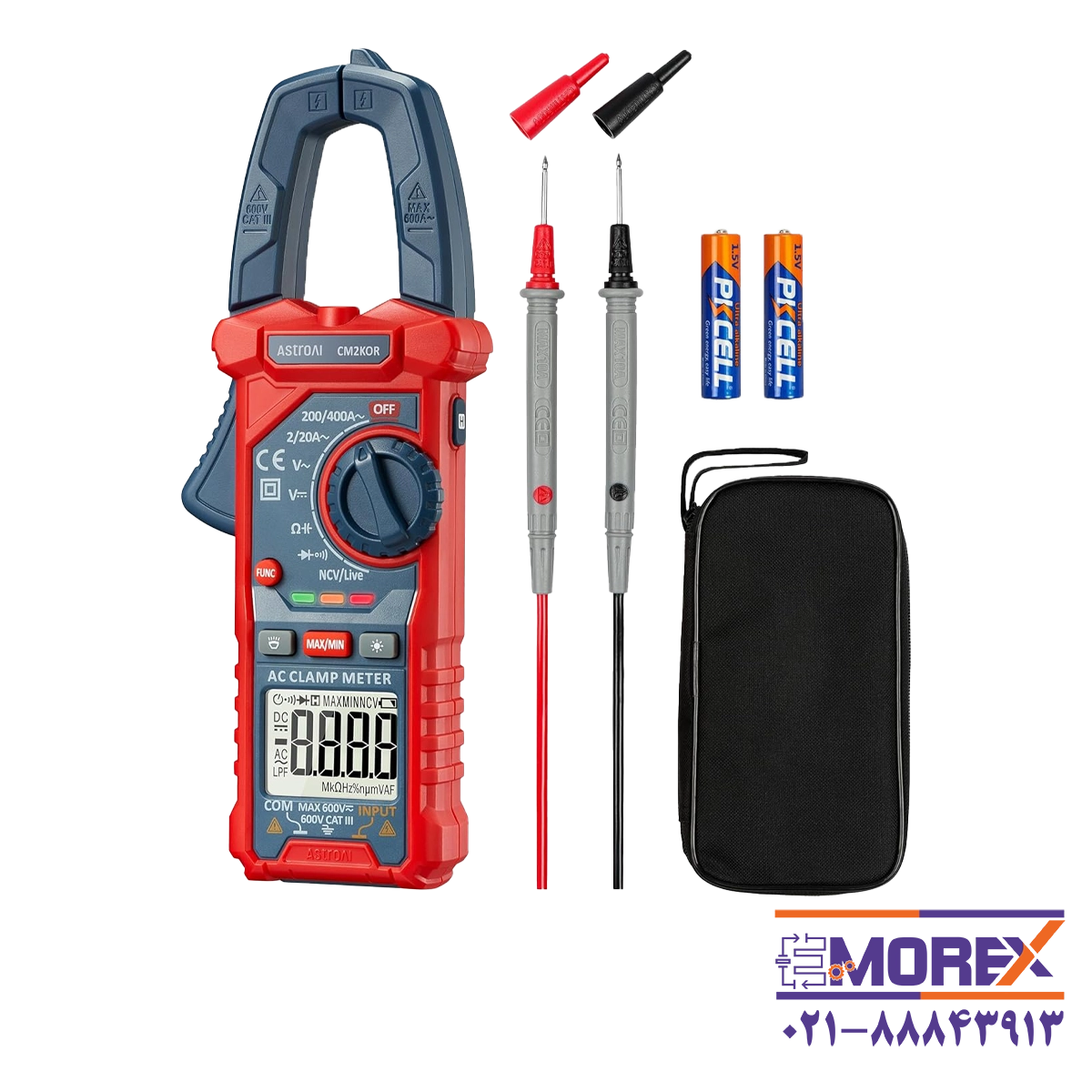مولتی متر کلمپی دیجیتال آسترو آی | ASTROAI مدل CM2K0R