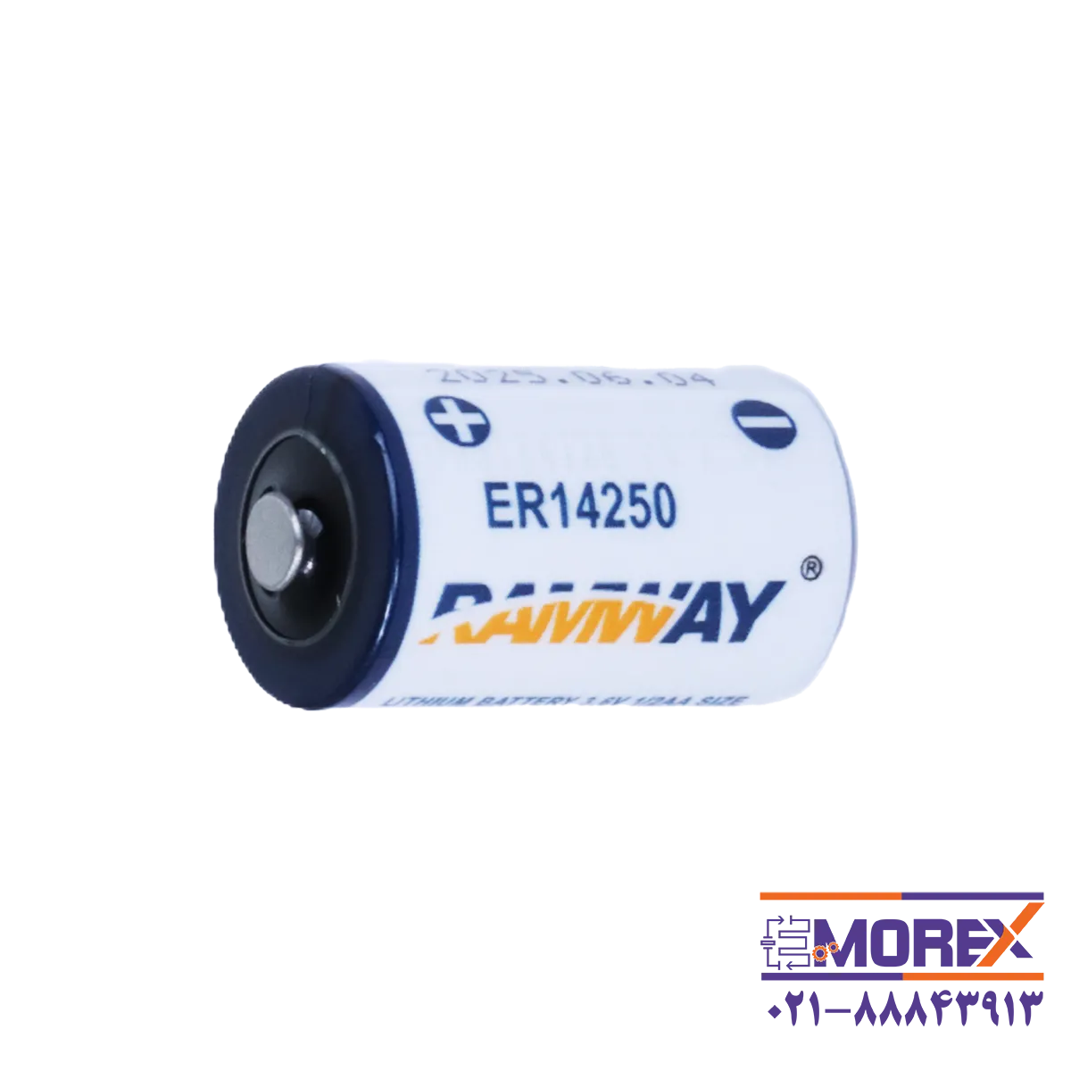 باتری لیتیومی 3.6 ولت سایز 1/2AA رم وی | RAMWAY مدل ER14250