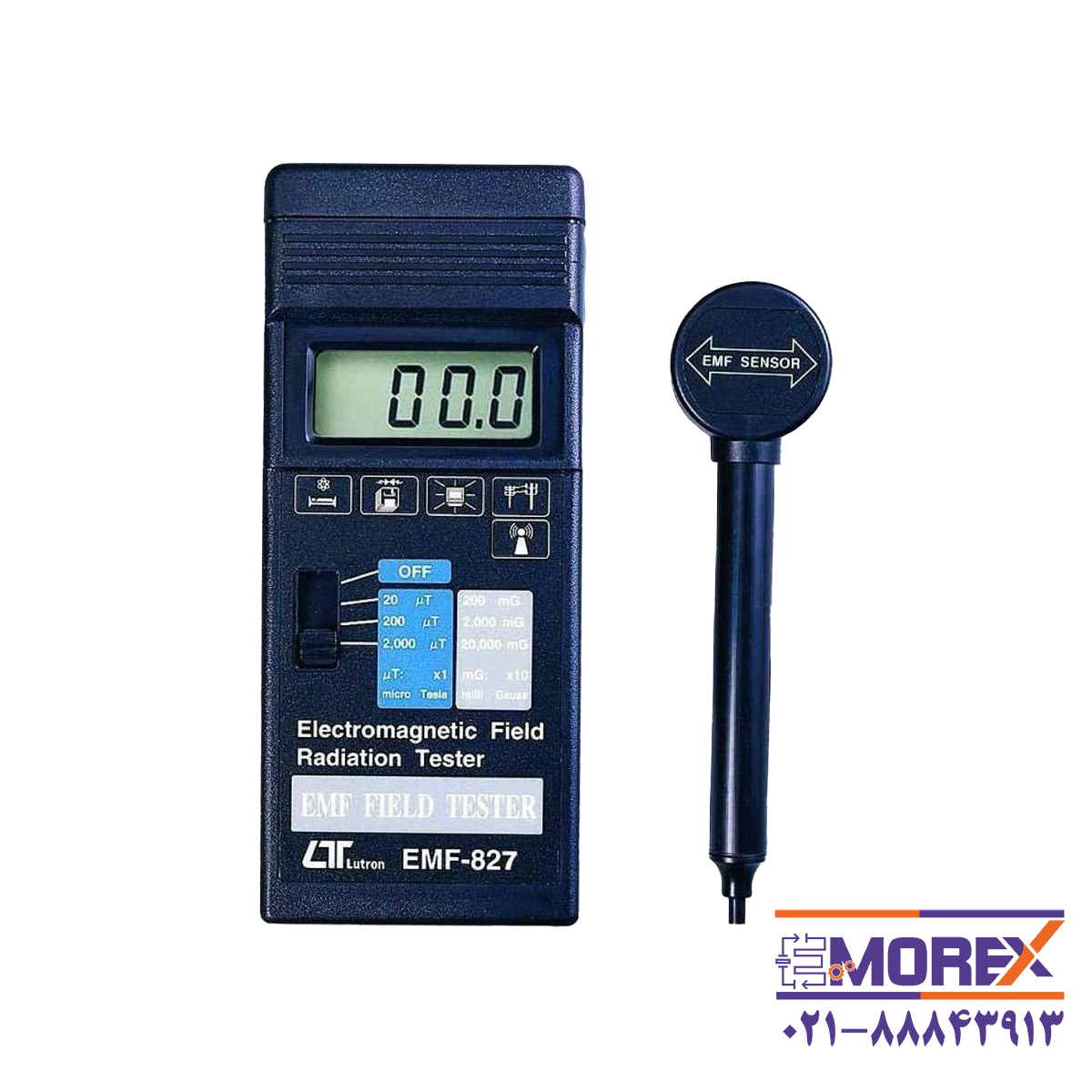 گوس متر لوترون | Lutron مدل EMF-827