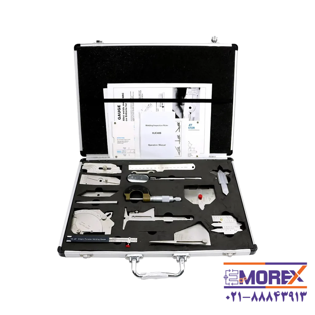 کیف بازرسی جوشکاری برند هواتک 13 تیکه | HUATEC