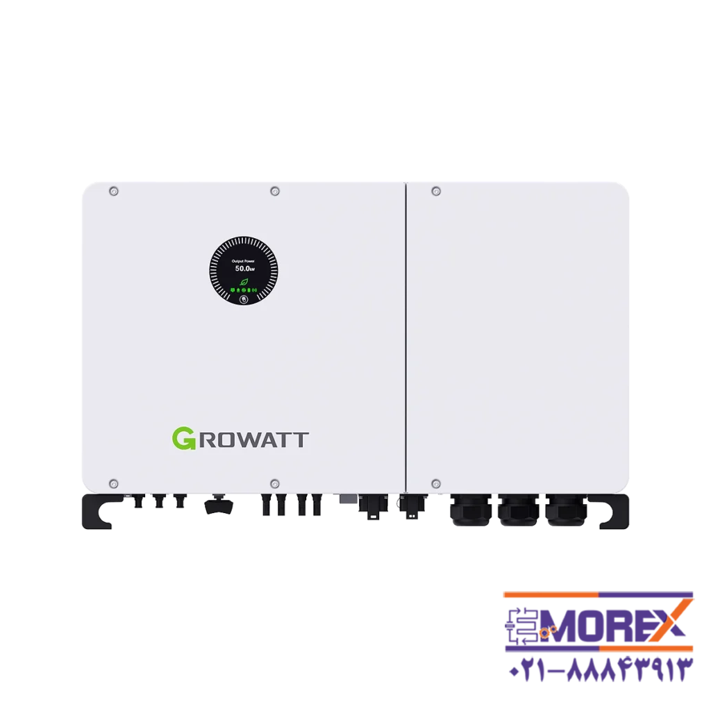 اینورتر رشته‌ای هیبریدی سه فاز 50 کیلوات گروات | Growatt مدل WIT 50K-XHU