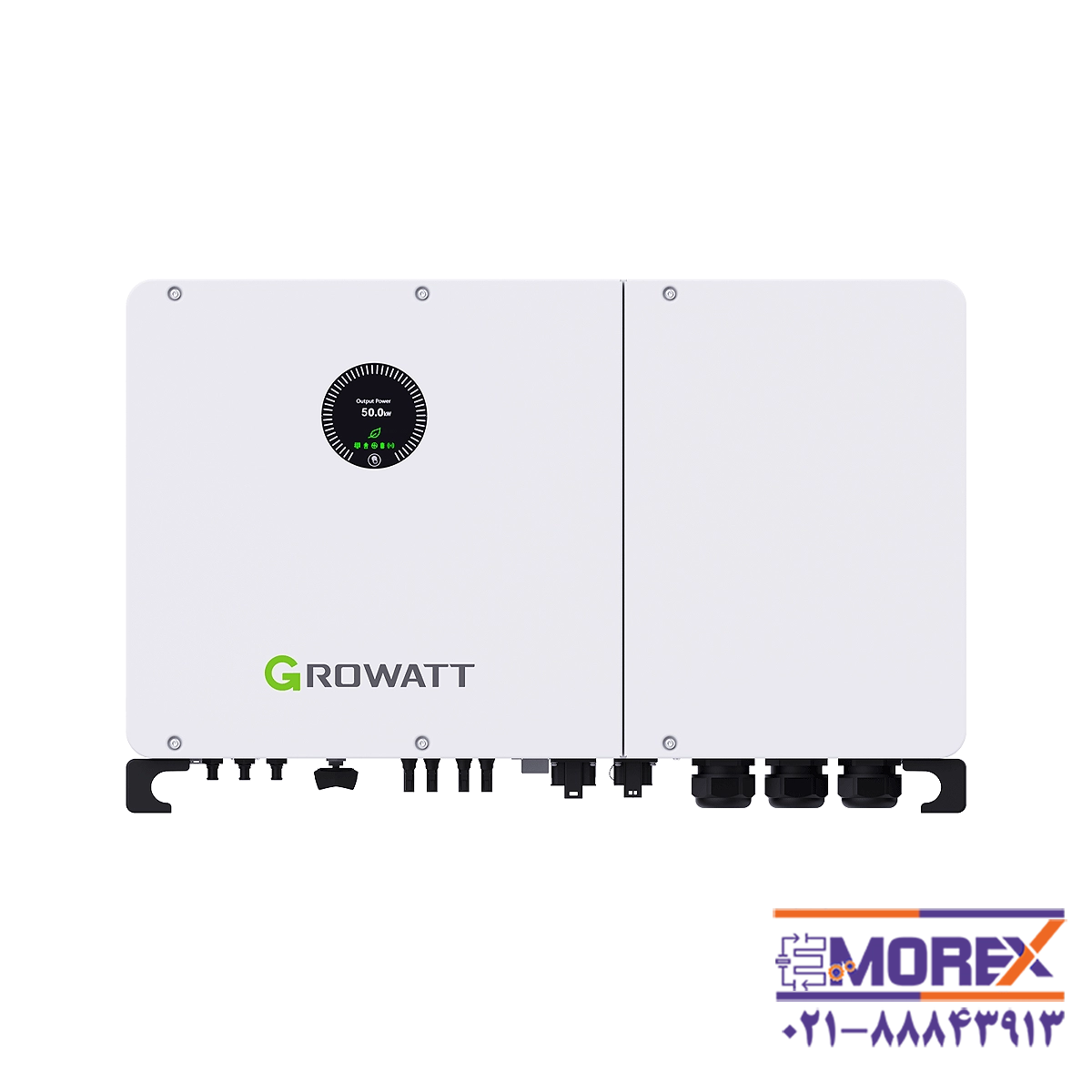 اینورتر رشته‌ای هیبریدی سه فاز 50 کیلوات گروات | Growatt مدل WIT 50K-XHU