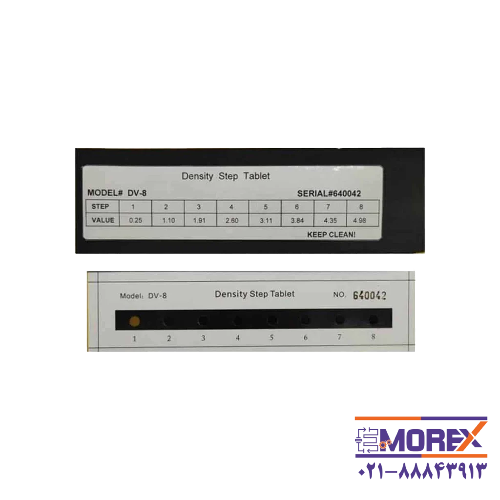 استپ کالیبراسیون دانسیتومتر فیلم رادیوگرافی هواتک | HUATEC مدل Density Calibration Step Wedge