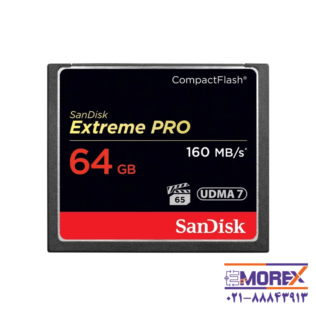 CF کارت سن دیسک | SANDISK مدل EXTREME PRO با حافظه 64GB
